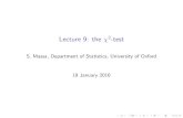 Lecture 9: the 2-test - Oxford massa/Lecture 9.pdf¢  Lecture 9: the «“2-test S. Massa, Department of