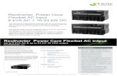 Rectiverter Power Core Flexibel AC input 6 kVA AC + 16-24 ... Rectiverter Power Core Flexibel AC input