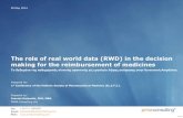 The role of real world data (RWD) in the decision making ... Comparative Effectiveness Research 2012,
