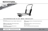 ALUMINIUM FLAT BED TROLLEY - lidl- â€¢ Check the foldable trolley to see if it is functioning correctly
