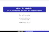 Molecular Modelling - part of ``Bioinformatik von RNA- und ... Molecular Modelling atoms are point charges