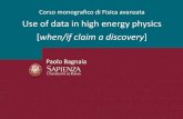 Corso monografico di Fisica avanzata Use of data in high ... â€؛ ~bagnaia â€؛ آ  Corso monografico di