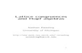 Lattice congruences and Hopf algebras - Nc State Hopf Algebras Foreachn,letZn bealatticequotientofweak