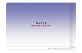 TEMA 3.4 Tracci£³n y Flexion - F£­sica y Mec£Œnica de las Construcciones ETSAM COMPONENTES DEL MOMENTO