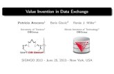 SIGMOD 2013 - Patricia's talk on "Value invention for Data Exchange"