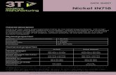Nickel IN718 Datasheet - Additive Manufacturing IN718_Datasheet_0.¢  Nickel IN718 Chemical properties