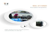 Portable Amplifier - TOA Electronics Vi„»â€t Nam | £â€m thanh Output Power 70W (RMS) / 100W (MAX) (Class-D