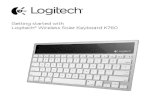Getting started with Logitech¢® Wireless Solar Keyboard K760 ... Logitech Wireless Solar Keyboard K760