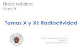 Temas X y XI: Radiactividad - Academia Cartagena99 2016. 10. 14.¢  Radiactividad ¢â‚¬¢ La actividad de