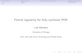 Partial regularity for fully nonlinear PDE