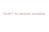 TD-DFT for electronic 2005. 8. 14.¢  Real time dynamics in TD Kohn¢â‚¬â€œSham scheme ¢â‚¬¢ Propagation of