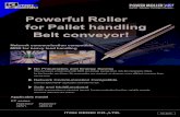 Powerful Roller for Pallet handling Belt conveyor! Belt conveyor! ITOH DENKI CO.,LTD. for Pallet handling