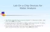 Lab On a Chip Devices for Water Analysis mitra/lab-on-a-chip-15.pdf Lab On a Chip Devices for Water
