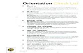 Orientation Check List - Michigan Technological University ... Gabriel Raney, Ben Chizmar, Scott Sviland