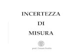 INCERTEZZA DI MISURA - Politecnico di Milano Incertezza di Misura 2/111 Variabilitأ  delle misure tendenza