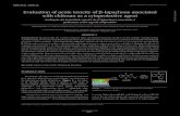 Evaluation of acute toxicity of خ²-lapachone associated ... Lapachol to ensure higher bioavailability