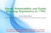 Dipole Polarizability and jroca/doc/seminars/2012-jun-18-trento.pdf Giant Resonances: Giant Dipole,