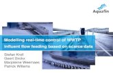 Modelling real-time control of WWTP influent flow feeding ... @aquafin.be. Title: Modelling real-time