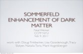 SOMMERFELD ENHANCEMENT OF DARK MATTER - SLAC ... SOMMERFELD ENHANCEMENT OF DARK MATTER Neal Weiner CCPP