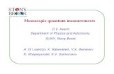D.V. Averin Department of Physics and Astronomy, SUNY, Stony Brook scienze-como. 2005. 7. 21.آ  Department