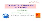 Diffraction at Hera bunar/ Deeply Virtual Compton Scattering (DVCS) ®³*p£â€ ®³+p Armen Bunyatyan, VM and