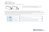 NI 9474 Datasheet - National Instruments ¢â‚¬¢ NI 9981 Backshell Connector Kit (spring terminal) Screw-Terminal,