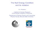 The Null Energy Condition and its rt7/Talks/  The Null Energy Condition, NEC T¢µ®½n ¢µn®½>0