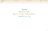 Chapter 8 Hypothesis Tests Extensions on the Likelihood Ratio jwatkins/H4_lrt.pdf¢  2020. 3. 26.¢  Chapter