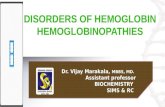 Disorders of hemoglobin ppt BIOCHEMISTRY