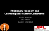Inflationary Freedom and Cosmological Neutrino Constraints