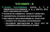 Vitamin E & K (Fat Soluble Vitamin)