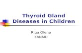 Thyroid Gland Diseases in Children Riga Olena KhNMU
