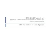 C22: The Method of Least Squares