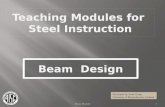 1Beam Module Developed by Scott Civjan University of Massachusetts, Amherst