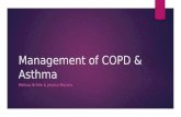 Management of COPD & Asthma Melissa Brittle & Jessica Macaro