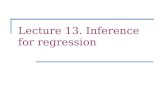 Lecture 13. Inference for regression