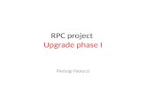 RPC project  Upgrade phase I