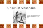 Origen Of Alexandria