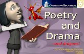 Poetry and Drama (and dragons!)