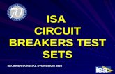 ISA CIRCUIT BREAKERS TEST SETS ISA INTERNATIONAL SYMPOSIUM 2008