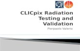 CLICpix Radiation Testing and Validation