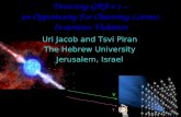 Detecting GRB ½â€™s â€“ an Opportunity For Observing Lorentz Invariance Violation Uri Jacob and Tsvi Piran The Hebrew University Jerusalem, Israel ½ ³
