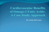 Cardiovascular Benefits Of Omega 3 Fatty Acids Slide Presentation Blue