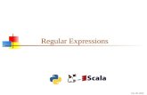 12-Dec-15 Regular Expressions. About â€œRegularâ€‌ Expressions In a theory course you should have learned about regular expressions Regular expressions describe
