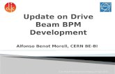 Update on  Drive  Beam  BPM  Development