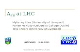 A FB  at LHC