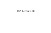 IBA Lecture 3. Mapping the entire triangle Technique of orthogonal crossing contours (OCC)