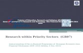 Ministry of Education, Research and Religious Affairs General Secretariat for Research and Technology EEA Financial Mechanism 2009-2014 GR07 Research within