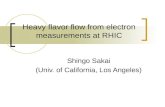 Heavy flavor flow from electron measurements at RHIC