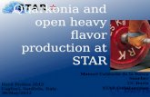 Quarkonia  and open heavy flavor production at STAR